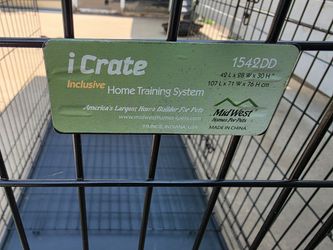 Large dog crate