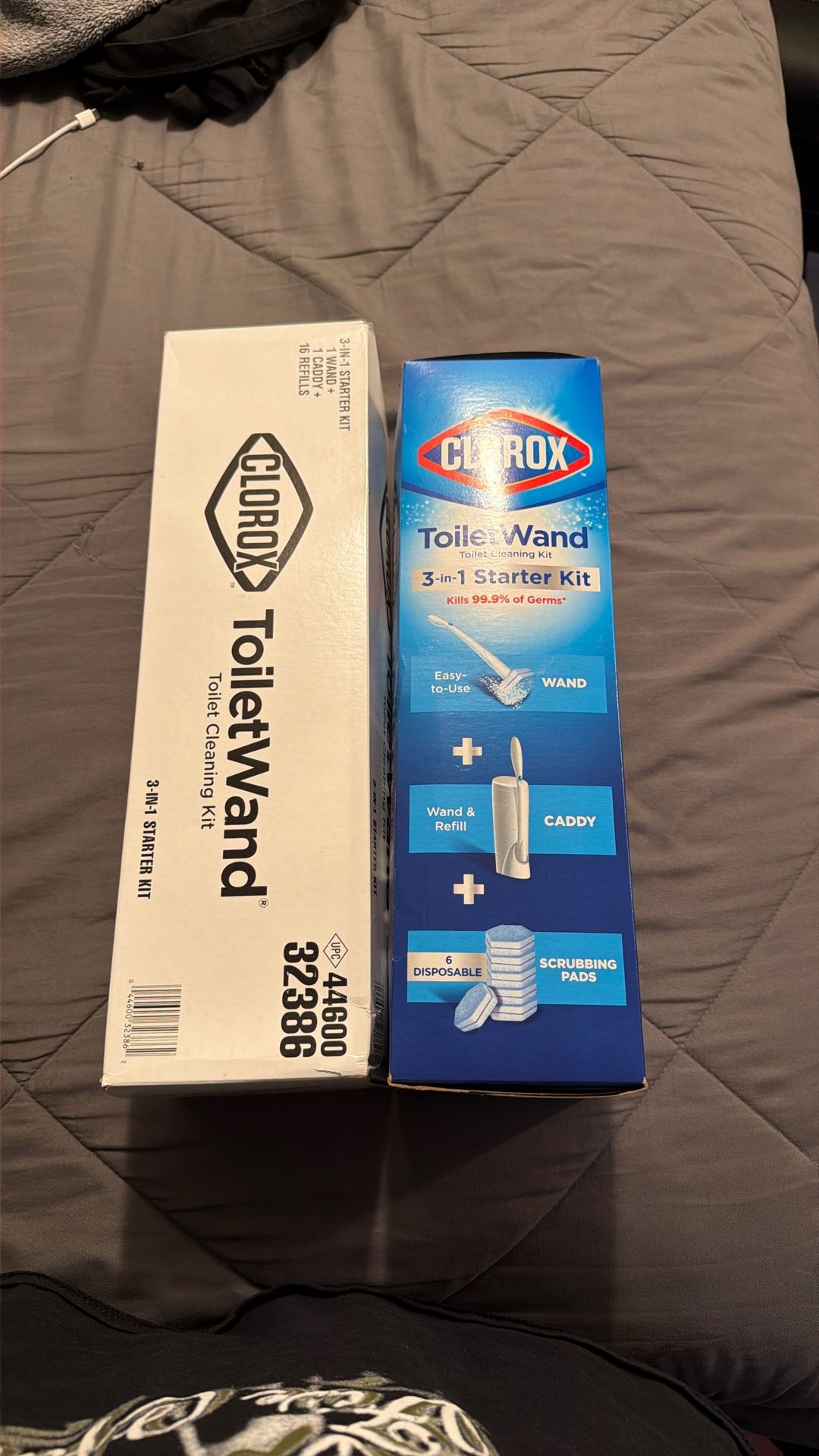 Clorox Toilet Wand Toilet Bowl Cleaner 3 In 1 Starter Kit with 16 Disinfecting Refill Heads