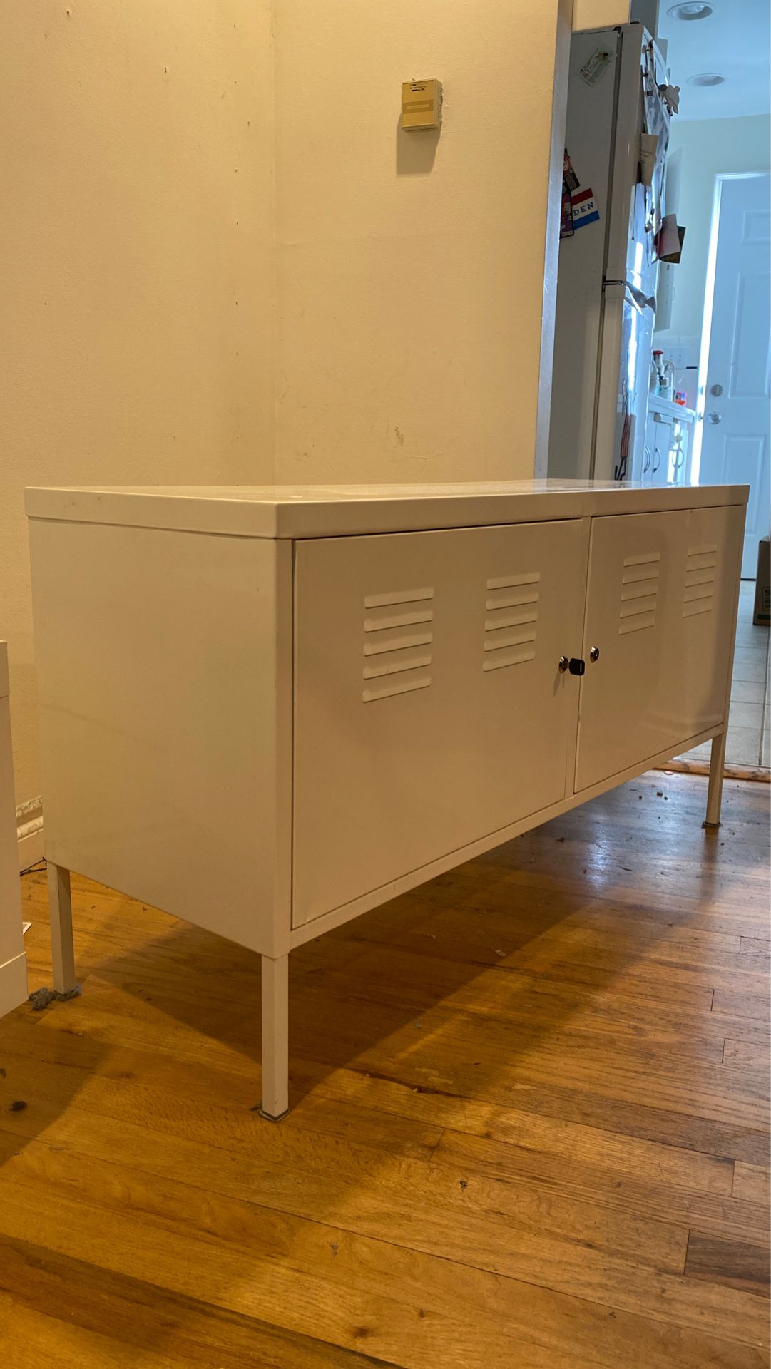 White Metal Cabinet. IKEA PS