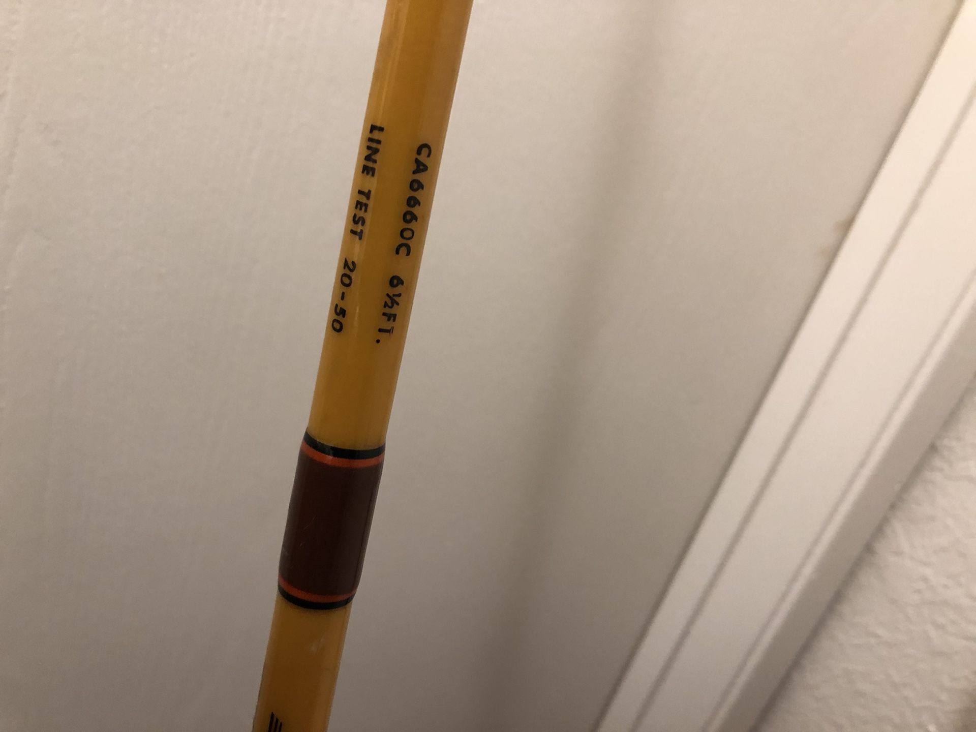 FISHING RODS SABRE CALIFORNIAN 6 1/2 And 7 FOOT, 20 TO 50 POUND CLASS PAIR  for Sale in Tujunga, CA - OfferUp