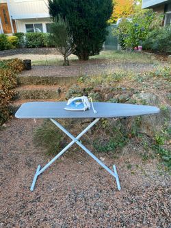 Ironing Board And Iron Set