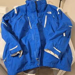 The north face HYVENT 2 In 1 Jacket  2 Piece Men L/G- Read Description