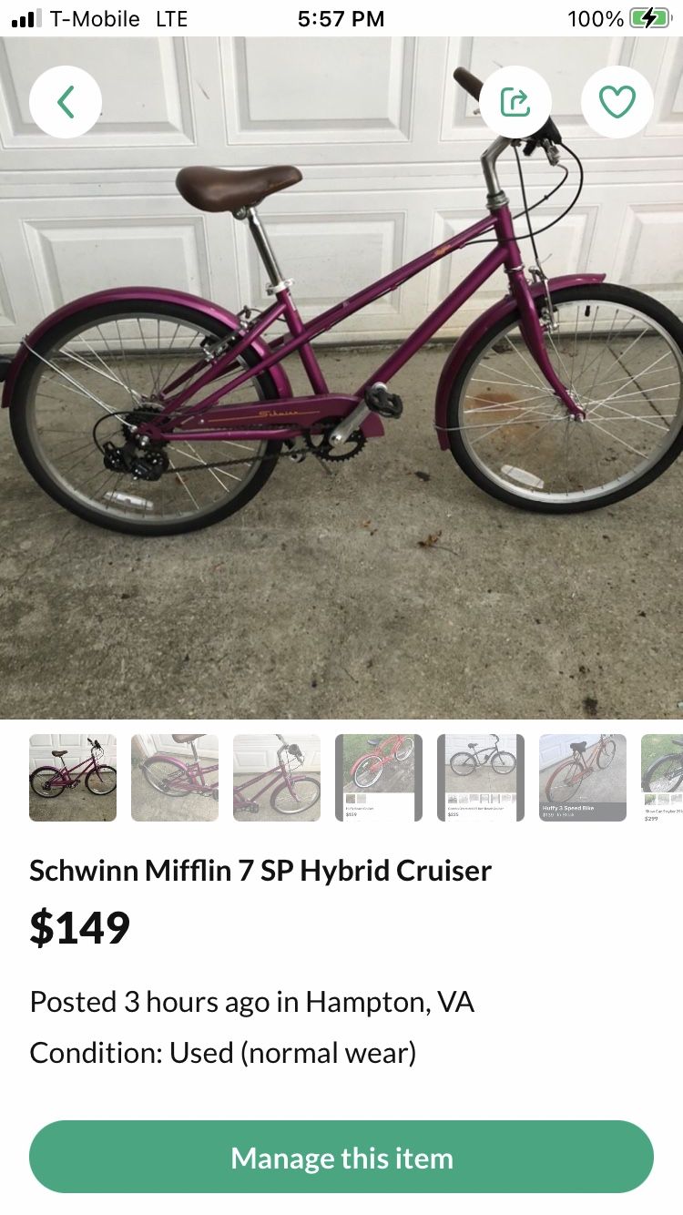 Schwinn Point Beach Cruiser Speed
