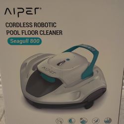 Aiper SG800 Cordless Robotic Automatic Pool Cleaner for Above Ground Flat-floored Pools - New