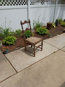 Vintage wood chair