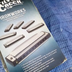 Silver Creek Pro 7 Piece Harmonica Set