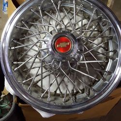      Four   Chevy Spoke Hubs