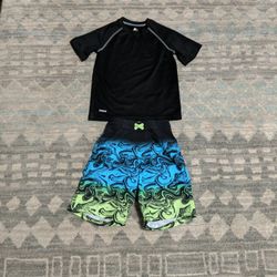 Boys swim set (Size 6/7)