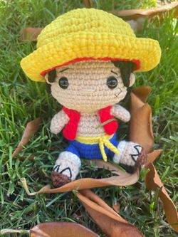 Luffy Crochet Amigurumi Doll