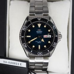 Orient Kamasu RA-AA0811E Automatic Diver Watch Blue Dial 200m 41mm Day Date