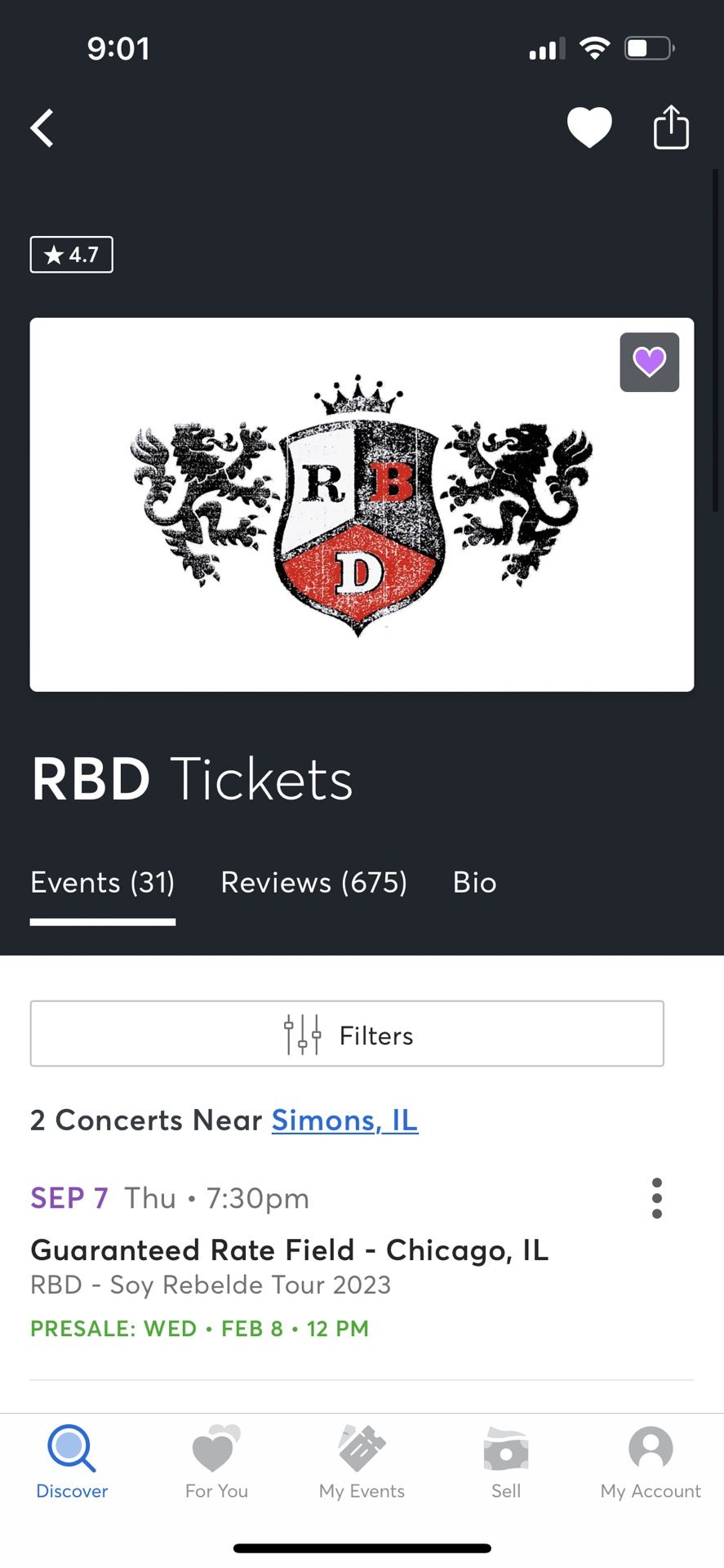 RBD- Chicago