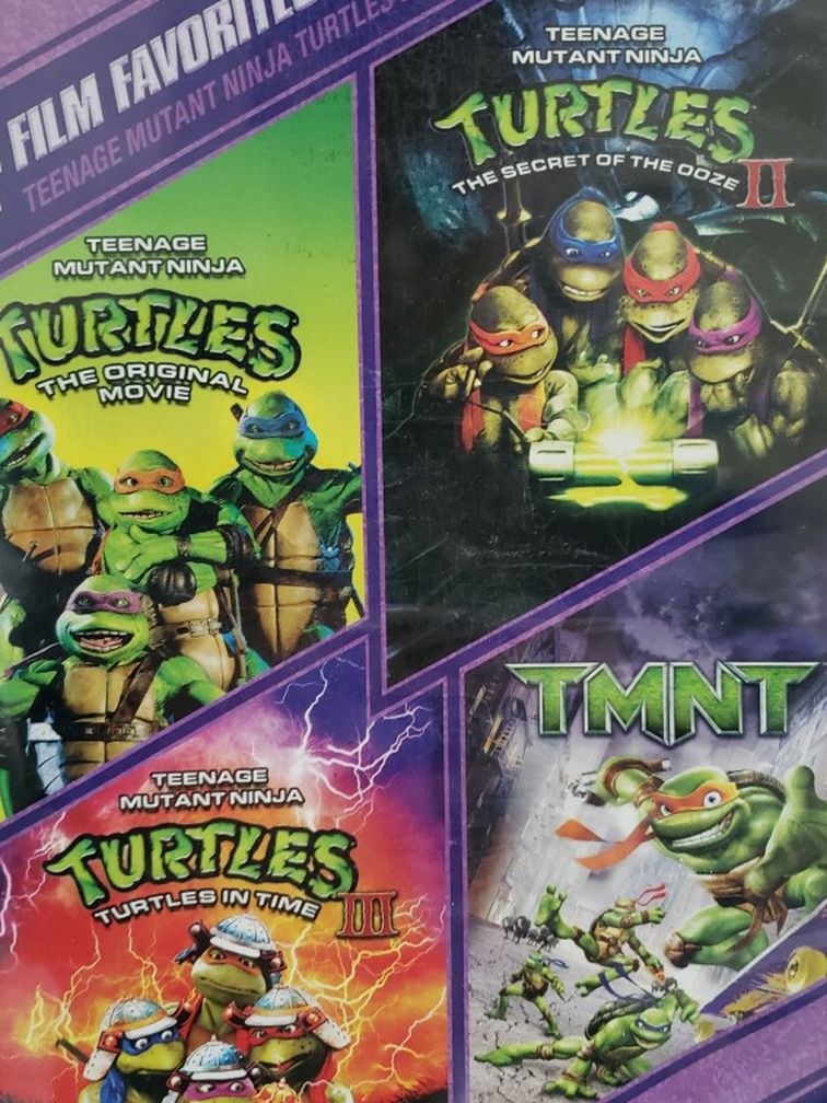 Teenage Mutant Ninja Turtles Part 1 Through 4 (TMNT) DVD