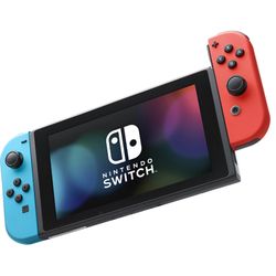 Nintendo Switch With Dock And Carrying Case Included