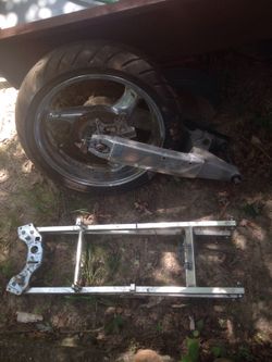CBR600 rear swingarm/wheel and subframe