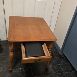 Solid Wooden Bedside Table