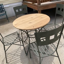 Rod Iron Table&chairs