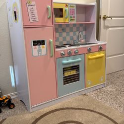 KidKraft Wooden Large Pastel Play Kitchen  