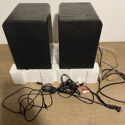 Insignia 50W Powered Bluetooth Bookshelf Speakers (Pair)