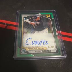Esmerlyn Valdez Autographed First Bowman Goes For 220 $ Anywhere Else