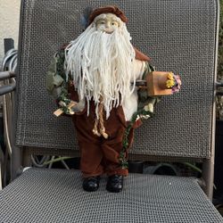 Old World Vintage Santa - About 15” Tall. Sturdy And Free-standing 