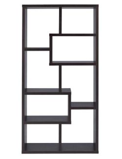 Black Geometric Bookshelf  $35