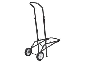 NEW! NATIONAL PUBLIC SEATING Brown Seating Chair Dolly