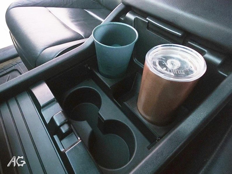 Honda pilot second generation 2009 2010 2011 2012 2013 2014 2015 center console black cup holder insert for vehicle storage solution