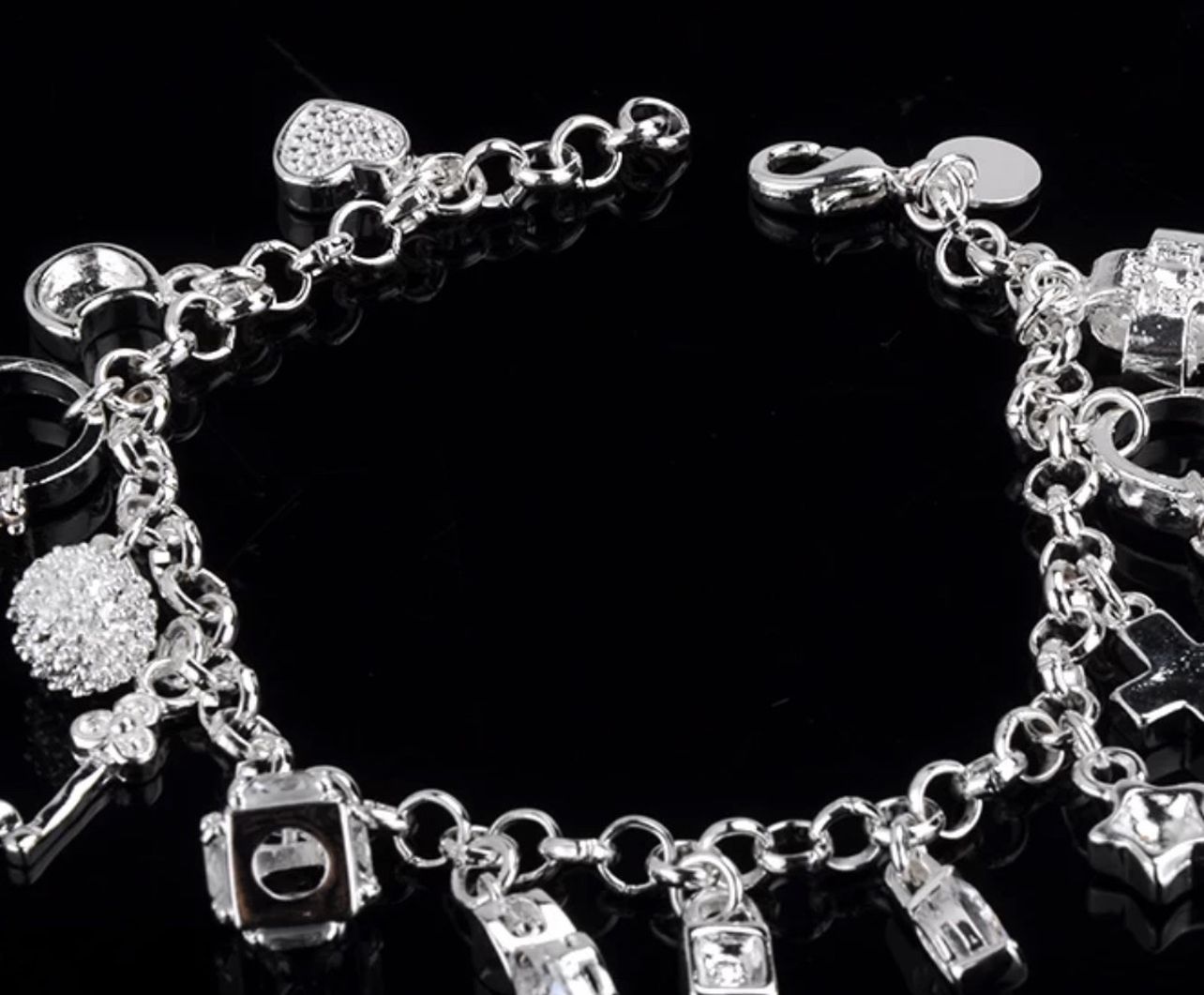 She’s Charming Sterling Silver Bracelet