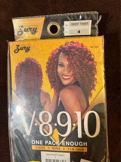 Zury V8910 Deep Twist Crochet Hair Color 4