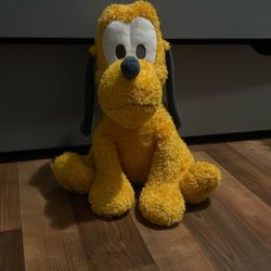 Disney Parks Pluto Weighted Plush with Removable Pouch 