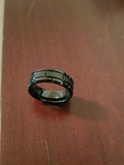 Mens tungsten ring size 10