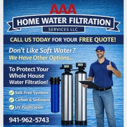 Whole house water filtration