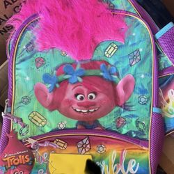 Trolls Dreamworks"Free To Sparkle" 16" Backpack