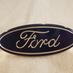 FORD HITCH COVER - ANODIZED ALUMINUM 