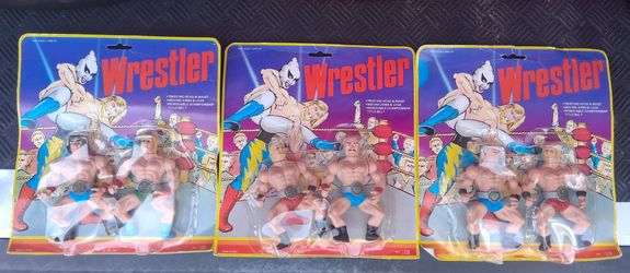 Vintage Wrestler Action Figures 3 Sets