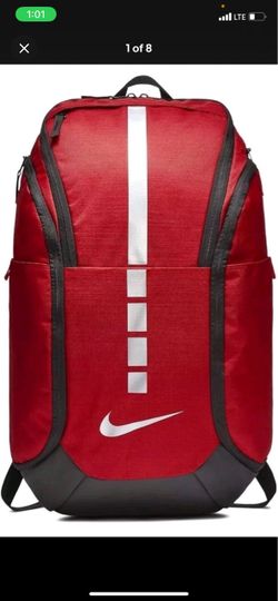 Nike Hoops Elite Pro Max Air Basketball Backpack Red Silver Black BA5554-657 New