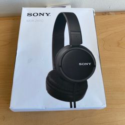 Sony MDR-ZX110 Stereo Headphones (Wired)