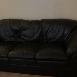 Black sofa