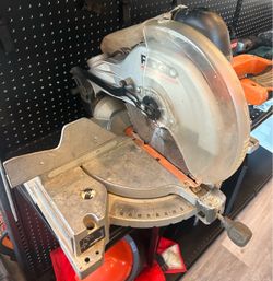 Ridgid 12” sliding miter saw