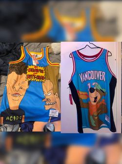 Beavis And Butthead Basketball Jersey(Large) & Yogi Bear Vancouver Jersey (2XLarge) . Both Brand New With Tag Worth $210 In Total Together 