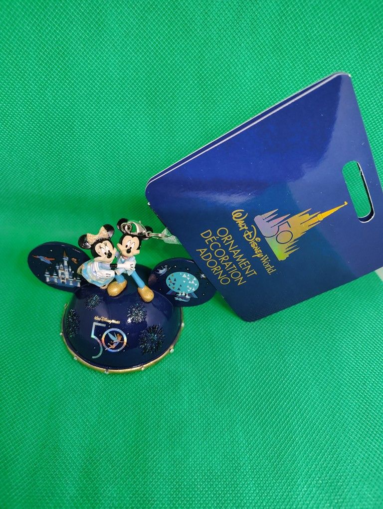 Walt Disney World 50th Anniversary Light Up Ornament 