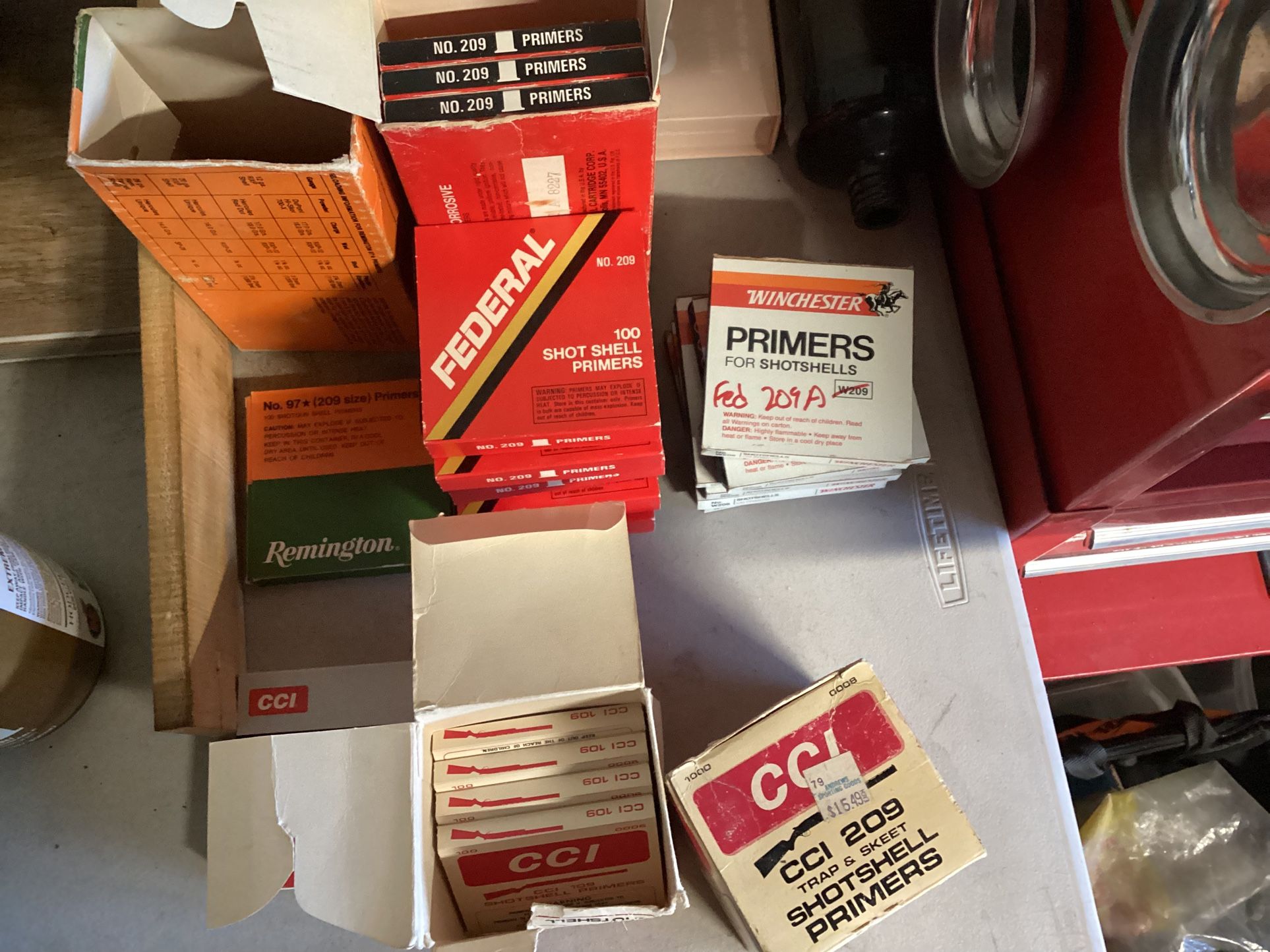 Assorted 209 Primers Approximately 3700