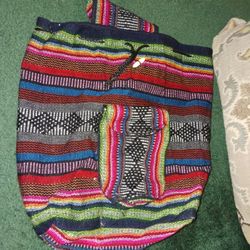 Backpack: Pinzon Colorful Baja Mexico Backpack 