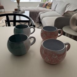 West Elm mugs (4)