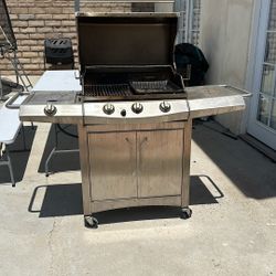 Gas Grill With Burner & Griddle 