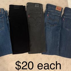 Levi’s Skinny Jeans $20 Each 