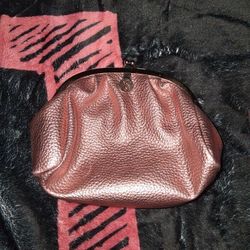 Cute Rose Gold Pouch Bag