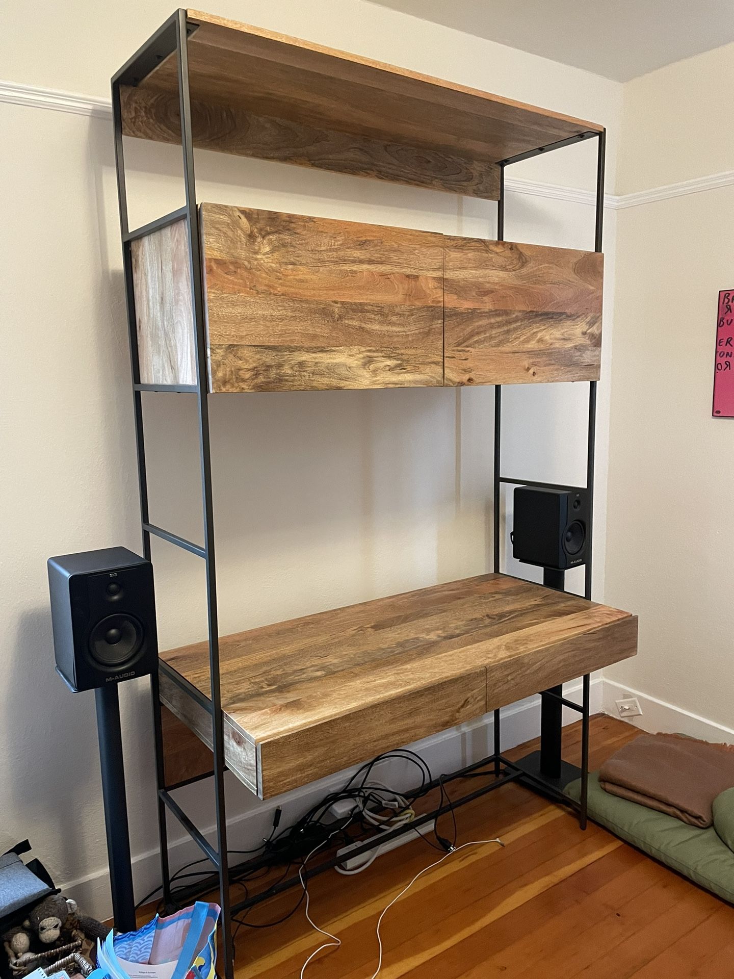 West Elm Industrial Modular Wall Desk