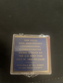 San Diego 200th Anniversary Collectibles