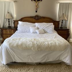 Real Wood Bedroom Set (6 Items) Bonito Y Barato 